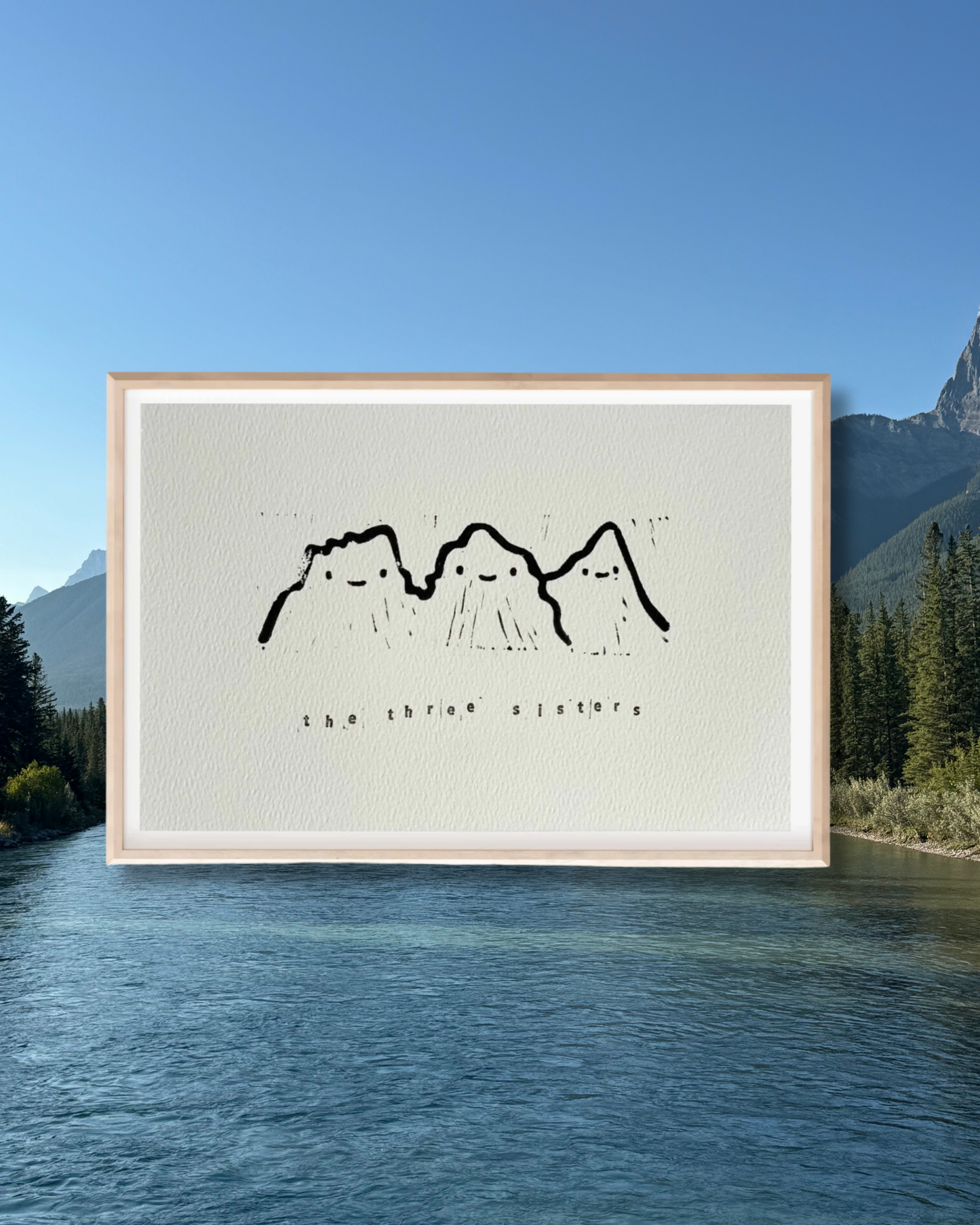 The Three Sisters Original Print