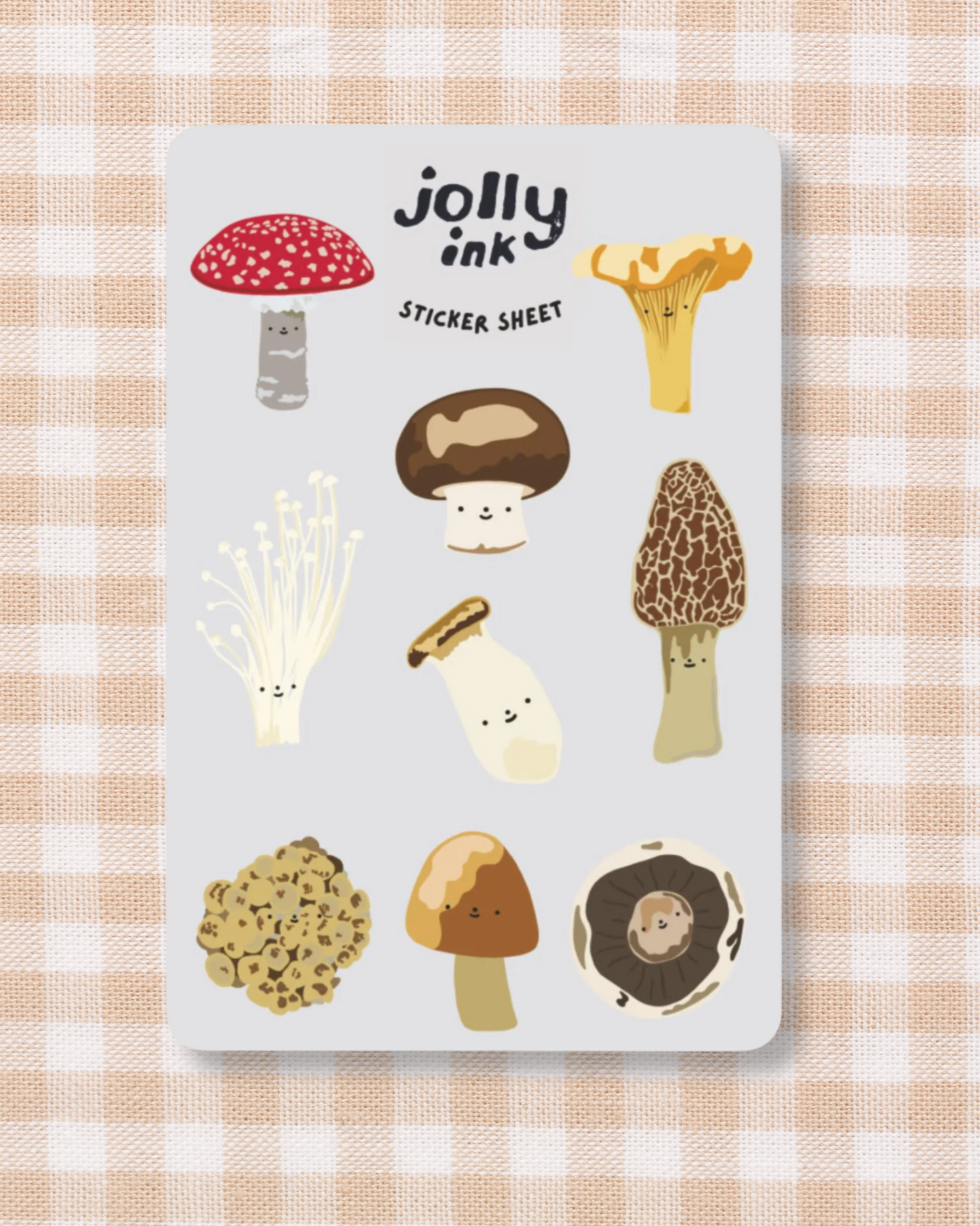Mushroom Sticker Sheet
