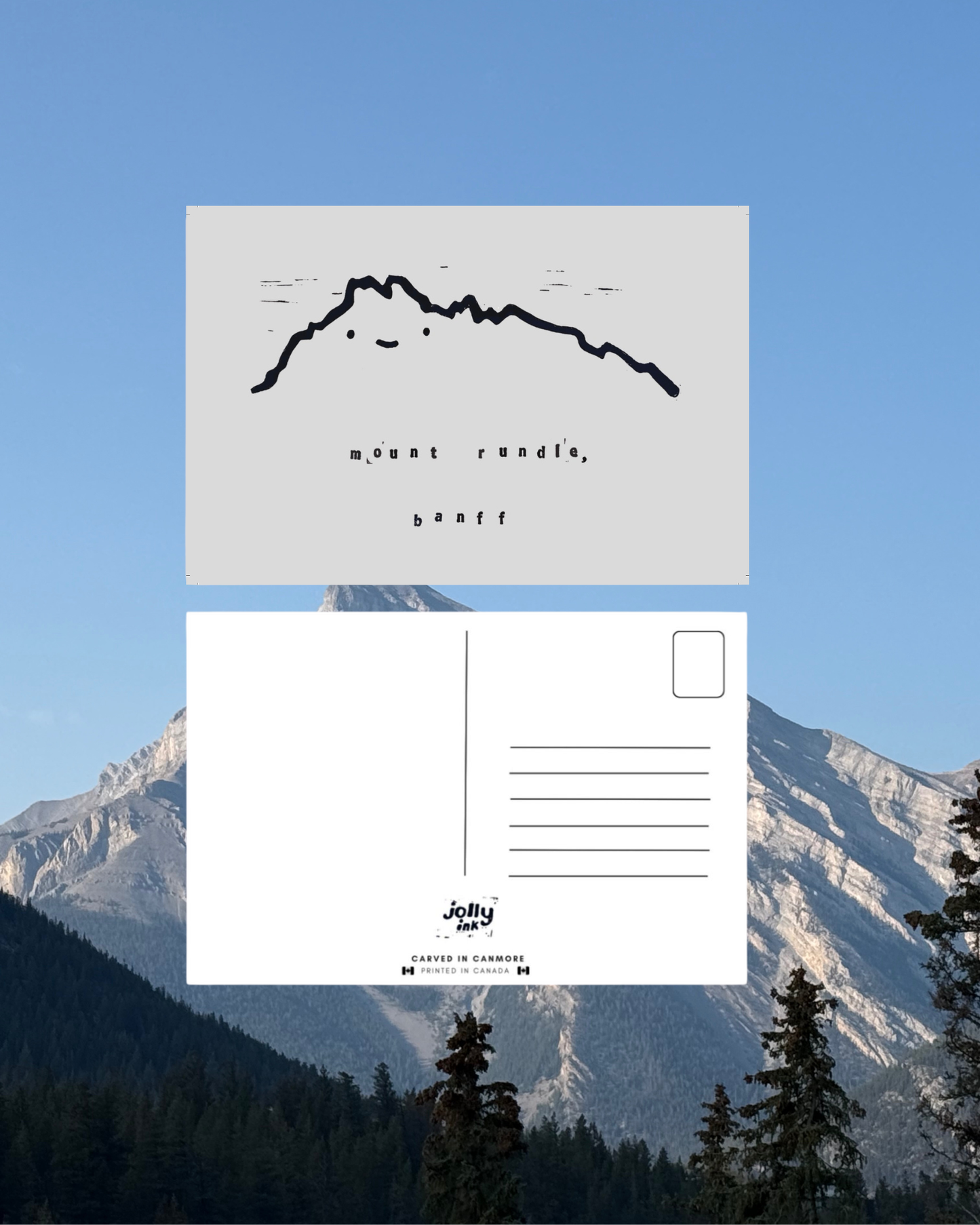 The Banff Rundle Postcard