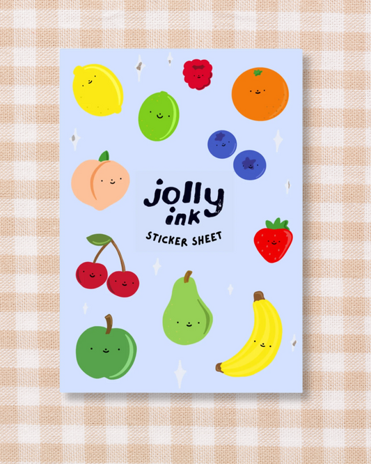 Fruit Sticker Sheet