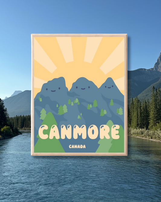 The Three Sisters Canmore 11x14 Print