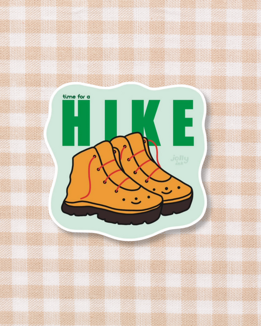 Time For A Hike Sticker