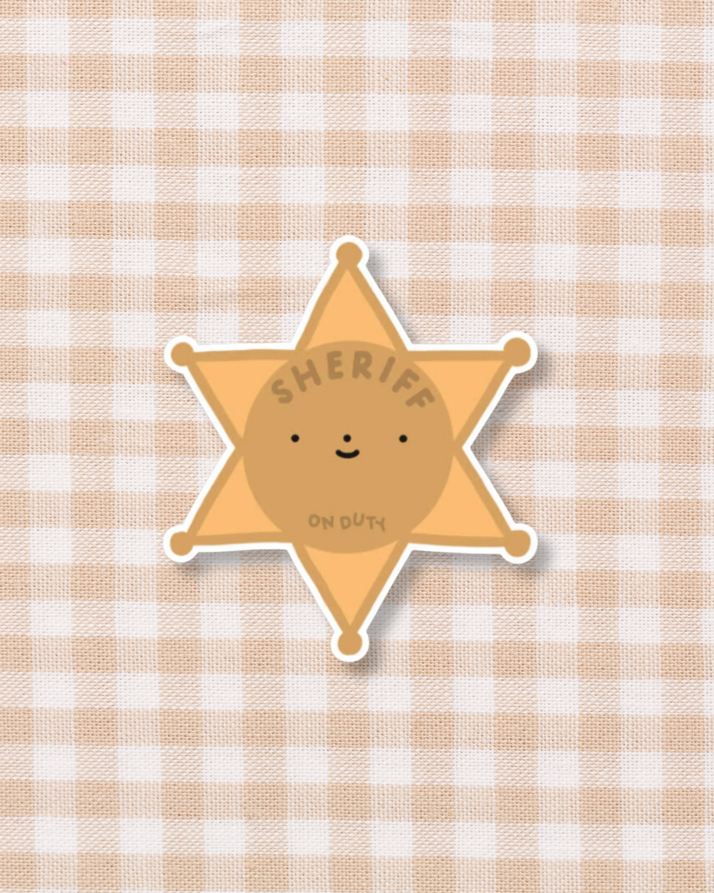 Sheriff Badge Sticker