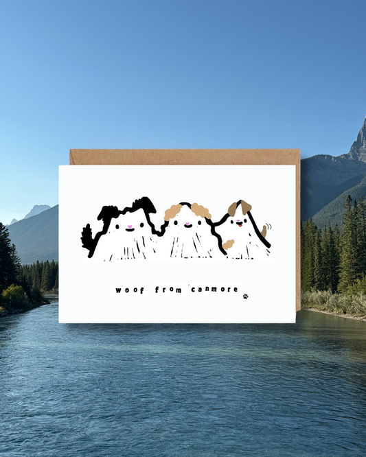 Three Sisters Woof Card