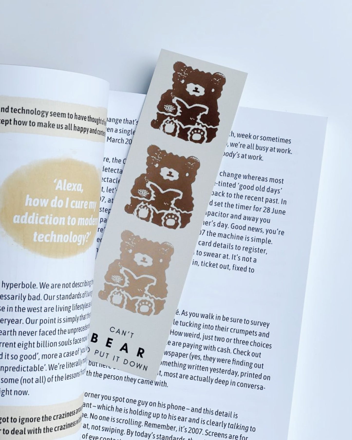 Bear Bookmark