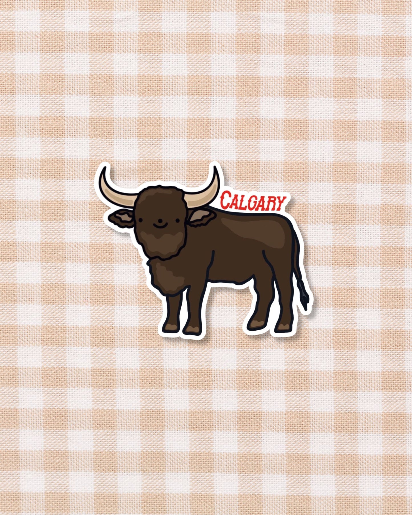 Calgary Bull Magnet