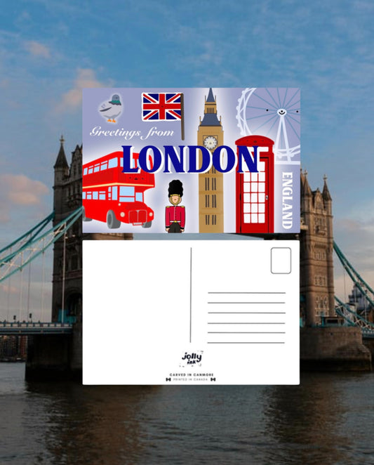 London UK Postcard