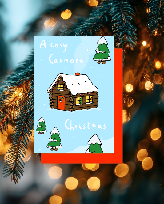 A Cosy Canmore Mini Christmas Card