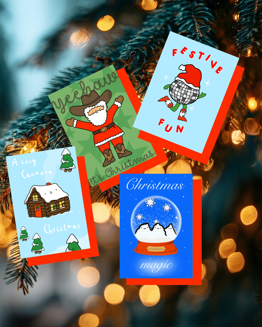 Mini Christmas Cards 4-Pack