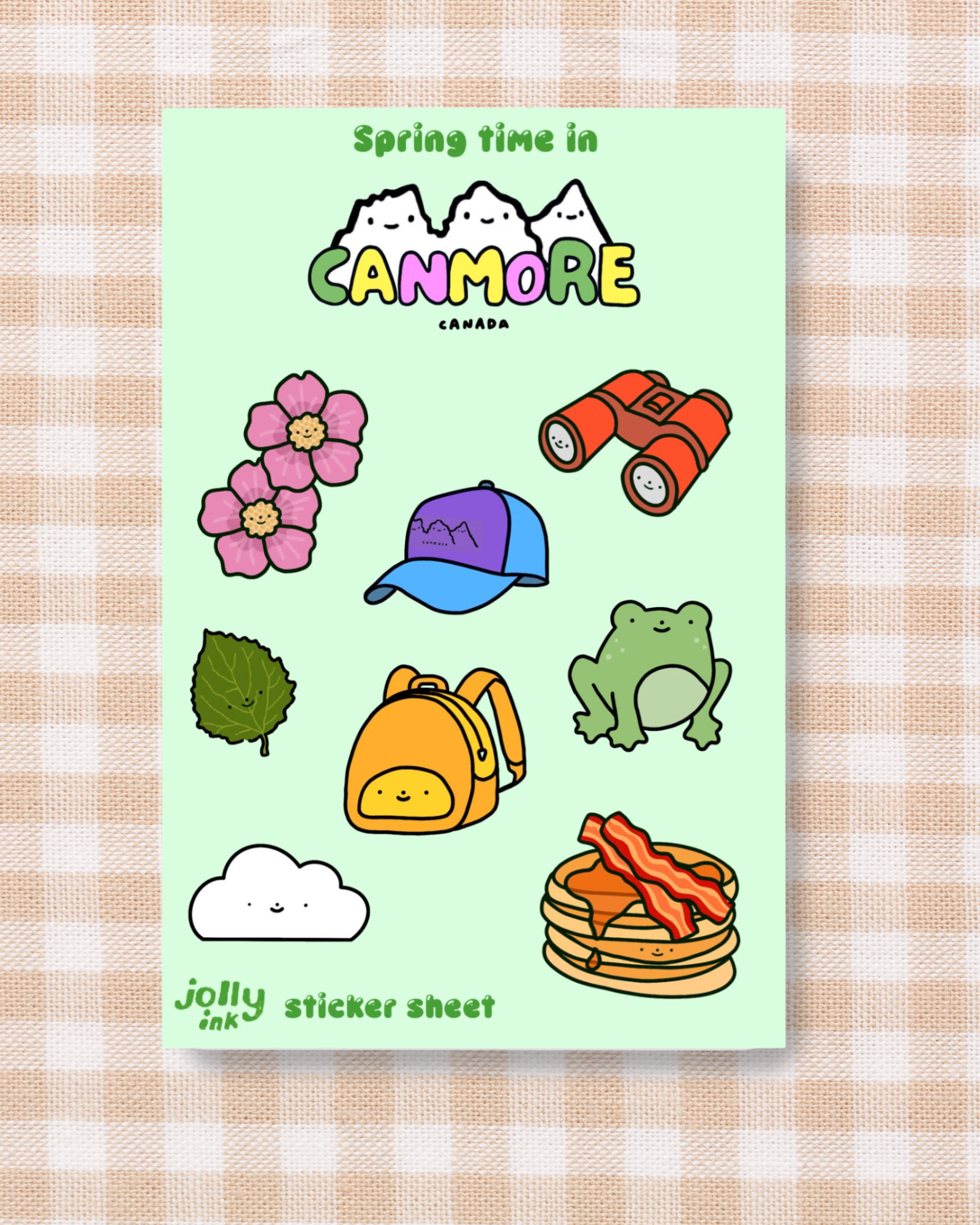 Charlie Spring Sticker Spring Sticker Sheet – Jolly Ink