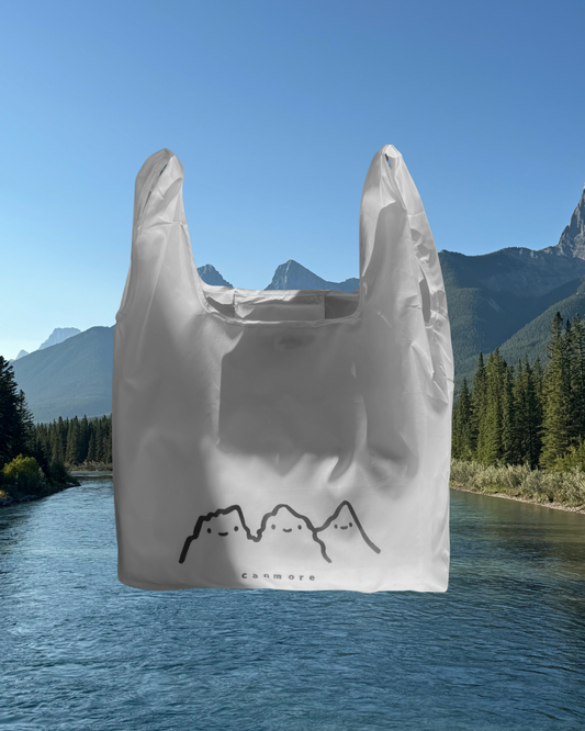 Reusable Shopping Bag Three Sisters white