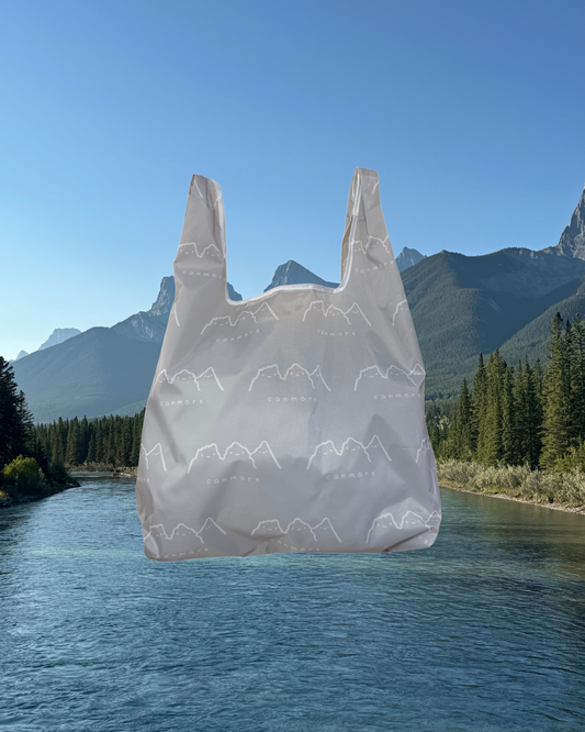 Reusable Shopping Bag Three Sisters grey