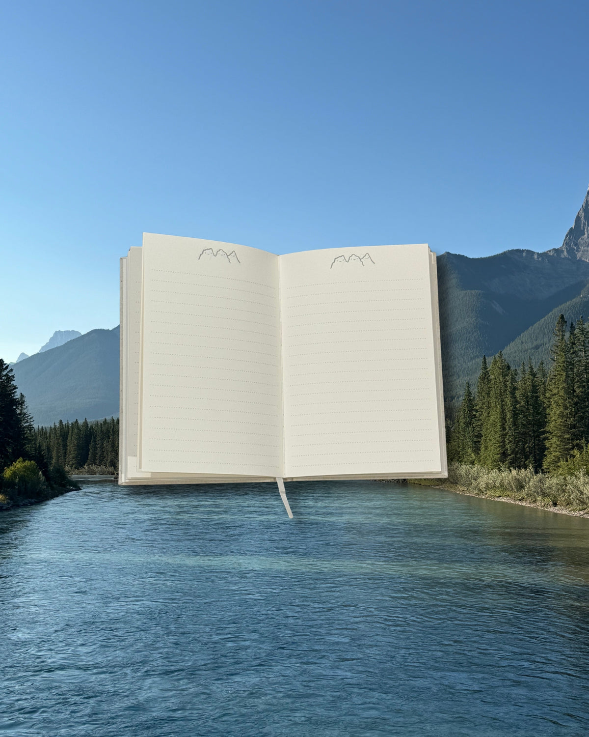 Three Sisters Linen Notebook